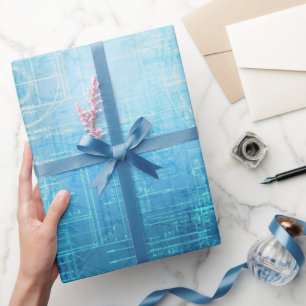 Blaupausen-Archiv Geschenkpapier
