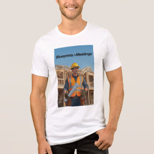 Blaupausen>Besprechungen T-Shirt Tri-Blend Shirt
