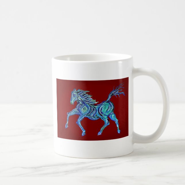 Blaupferd Kaffeetasse (Rechts)