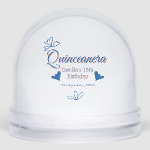 Blaupfirsich Quinceanera 15. Geburtstag rustikale