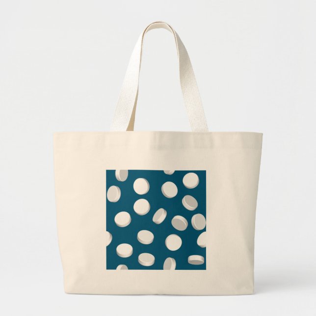 Blaupillen Jumbo Stoffbeutel (Vorne)