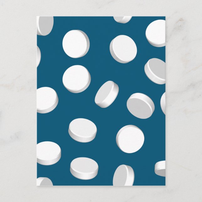 Blaupillen Postkarte (Vorderseite)