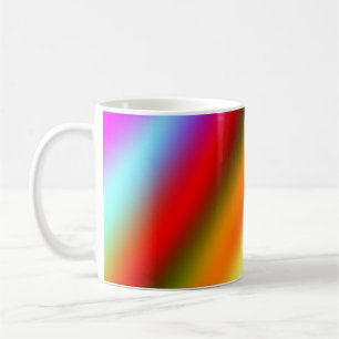 Blaupinkfarbener Ober-Aquarell abstrakter pastellf Kaffeetasse