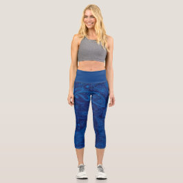 Blaupistin Capri Leggings