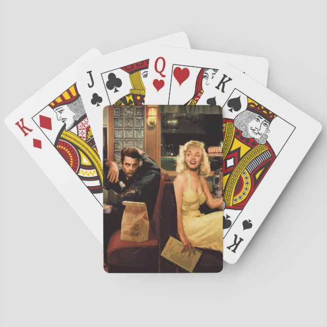 Blauplatte Spielkarten (Rückseite)