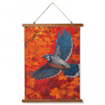 Blauraben-Herbstlaub-Natur-Tapisserie