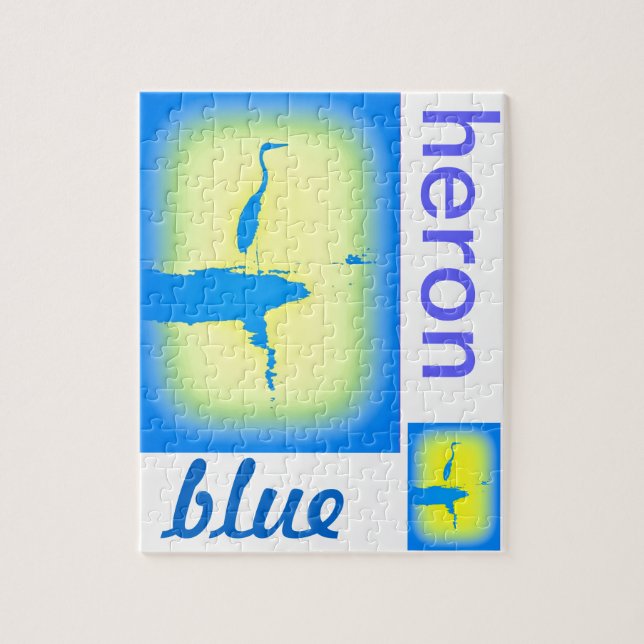 Blaureiher Puzzle (Vertikal)