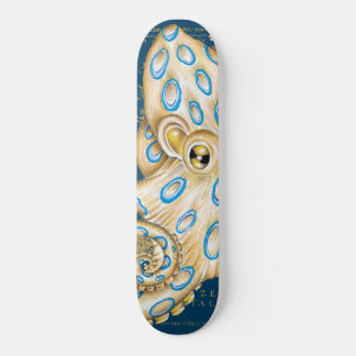 Blauringkropp Indigo Vintage Karte Nautisch Skateboard