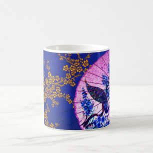 Blaurosa Kirschblau Kaffeetasse