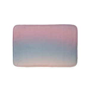 Blaurosa Ombre Gradient Blur Abstract Design Badematte