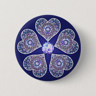Blaurosass Button