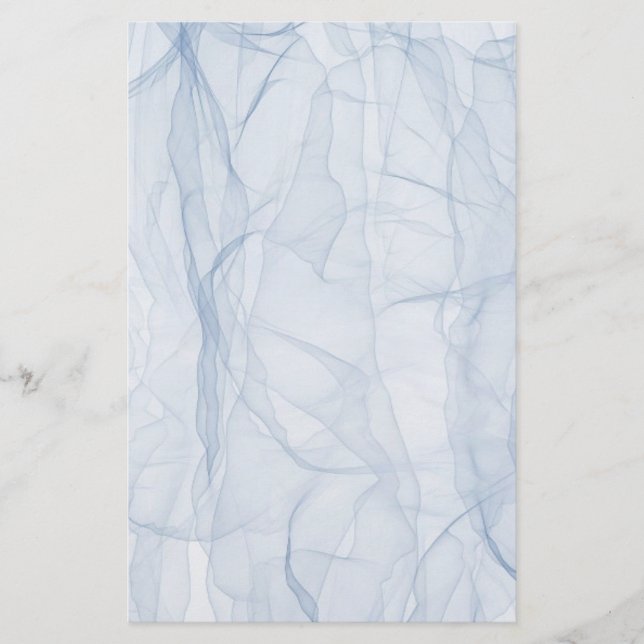 Blauschattenmuster Briefpapier (Vorderseite)