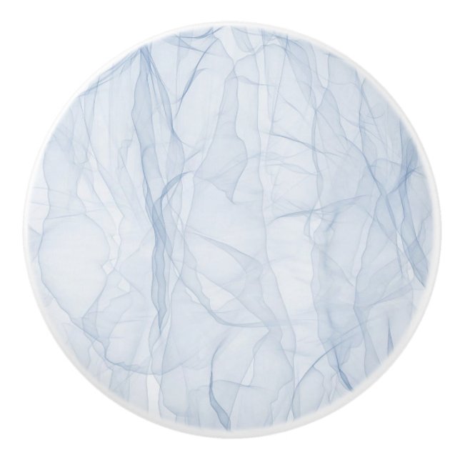 Blauschattenmuster Keramikknauf (Vorderseite)