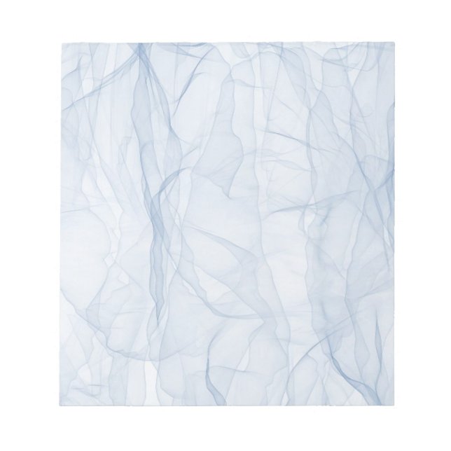 Blauschattenmuster Notizblock (Vorderseite)