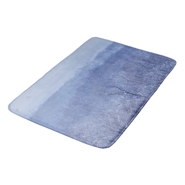 Blauschattierungen Badematte (Schrägansicht)