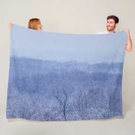 Blauschattierungen Fleecedecke