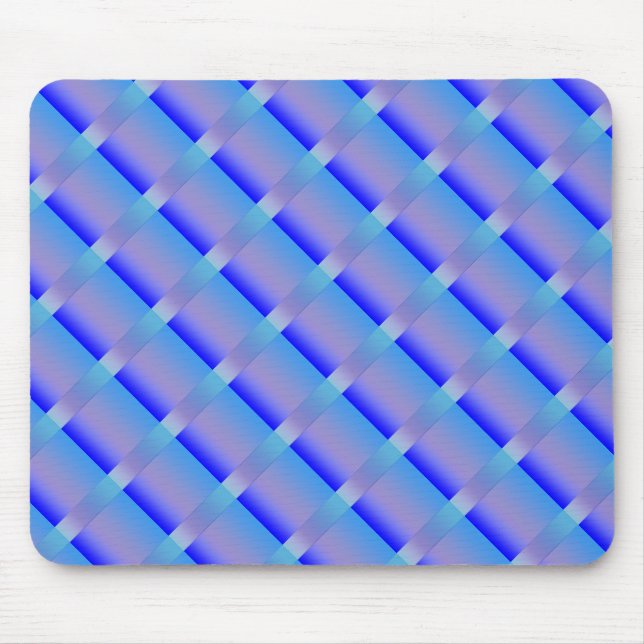 Blauschattierungen Mousepad (Vorne)