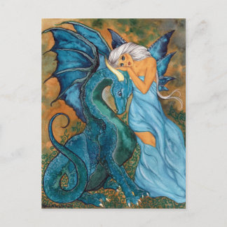 Blauschattierungen Postkarte