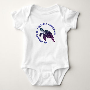 Blauschildkröte PEPAIRE Baby Strampler
