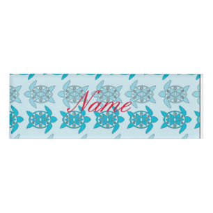 Blauschildkröten Schwimmen Thunder_Cove Namenschild