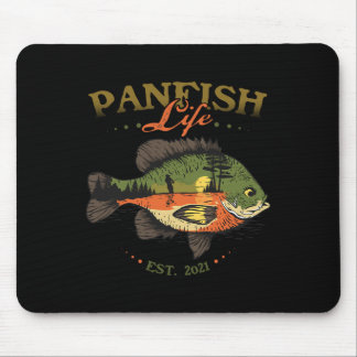 Blauschill Sonnenfisch Pfannfisch Leben Est 2025 A Mousepad