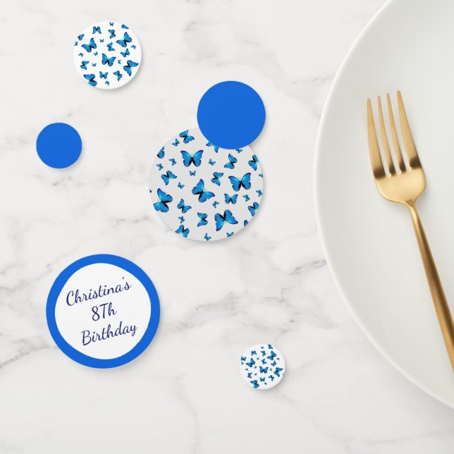 Blauschmetterlinge Konfetti (Gruppe)