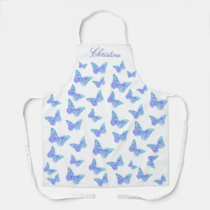 Blauschmetterlinge Schürze