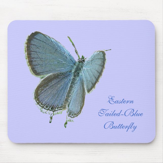 Blauschmetterlingsmousepad Mousepad (Vorne)