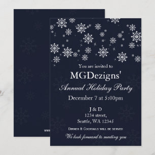 Blauschneefest Corporate Fest Einladung