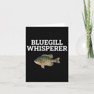 Blauschuppen-Flüsterer Fischiger Angler-Fan Fische Karte
