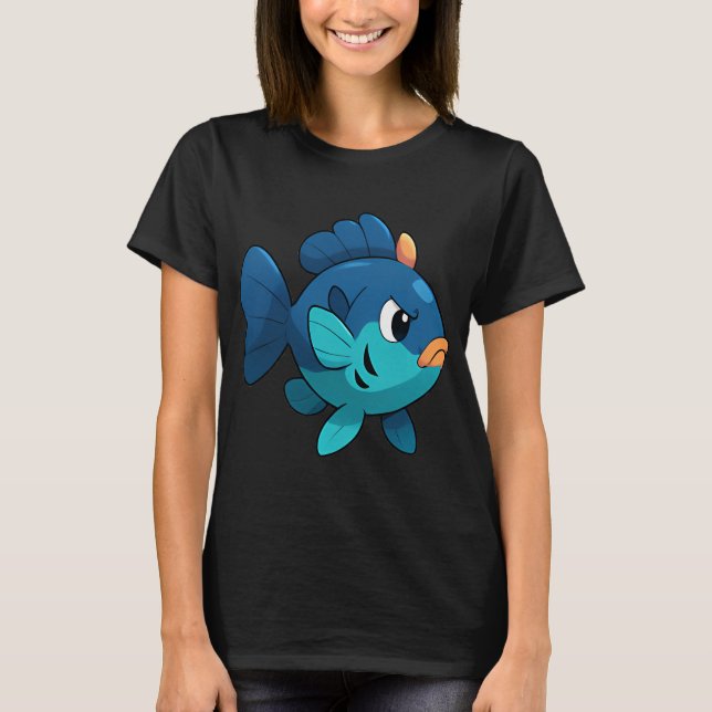 Blauschuppen-Sonnenbarsch T-Shirt (Vorderseite)