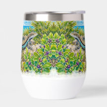 Blauschwanz-Eidechsen-Weintumbler