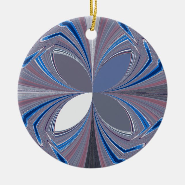 Blauspinne Keramik Ornament (Vorne)