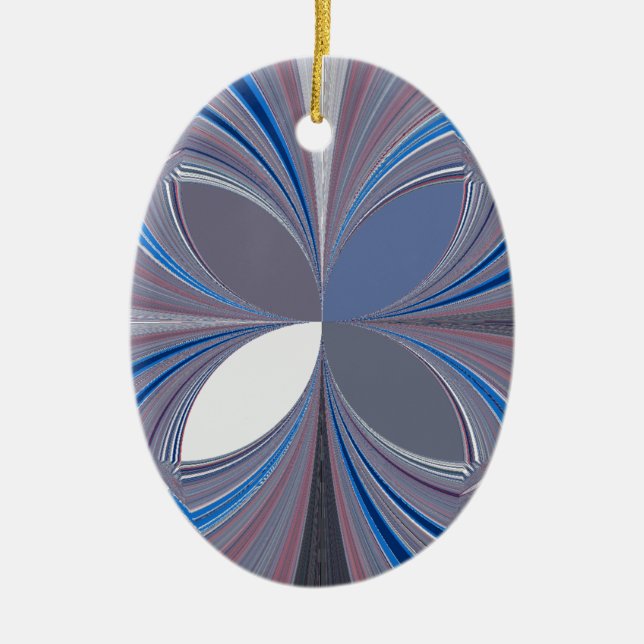 Blauspinne Keramikornament (Vorne)