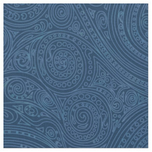 Blauspiralmuster Stoff