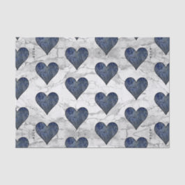 Blausteine-Marmormuster Seidenpapier