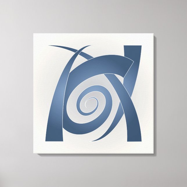 Blausteinelefant Leinwanddruck (Vorderseite)
