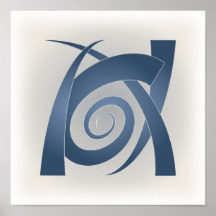 Blausteinelefant Poster