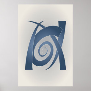 Blausteinelefant Poster