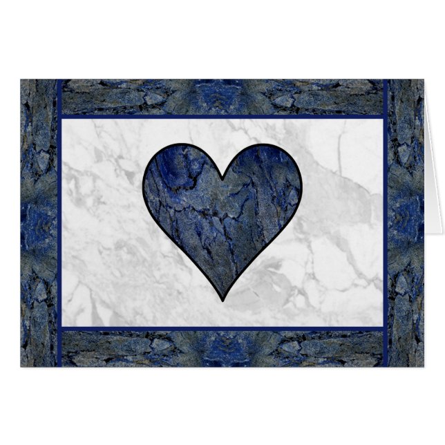 Blausteinmarbelmuster (Vorderseite (Horizontal))