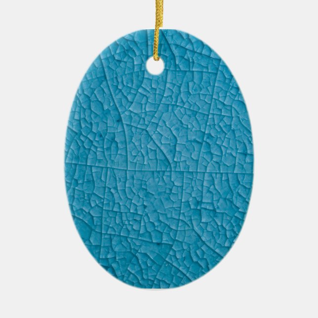 Blausteinrisse Keramik Ornament (Vorne)