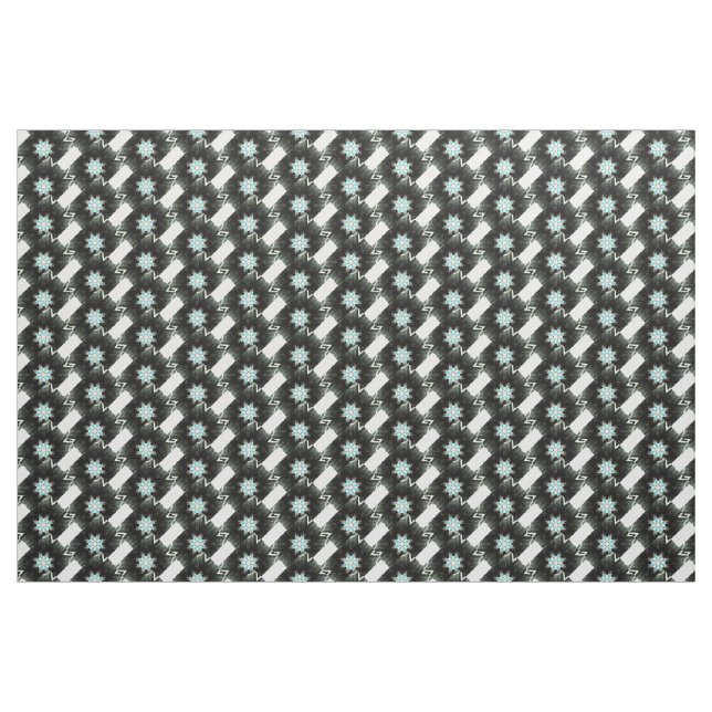 Blausternfedern Stoff (Yard (91,4 cm))