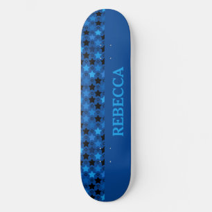 Blausternmuster Skateboard