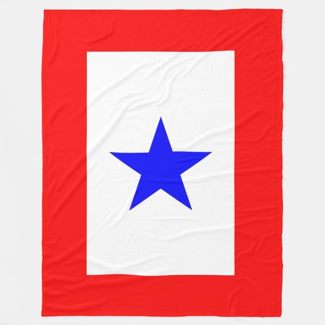 Blausternmütter Fleecedecke (Vorderseite)