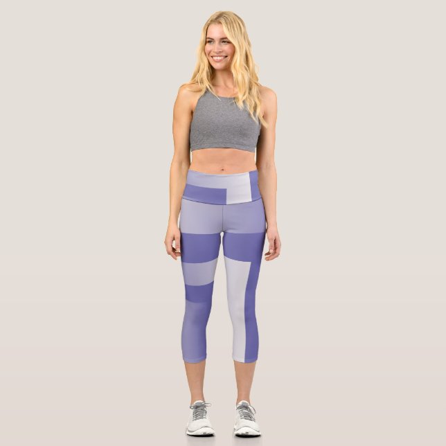 Blauviolett 2022 capri leggings (Vorderseite)