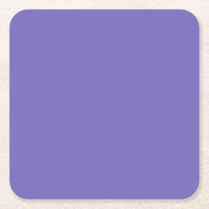 Blauviolett (Crayola) (einfarbige Farbe) Rechteckiger Pappuntersetzer