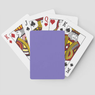 Blauviolett (Crayola) (einfarbige Farbe) Spielkarten