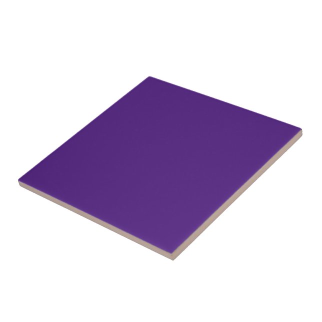 Blauviolett (Farbrad) (Vollfarbe) Fliese (Seite)