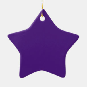 Blauviolett (Farbrad) (Vollfarbe) Keramik Ornament