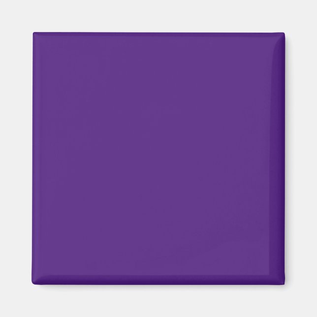 Blauviolett (Farbrad) (Vollfarbe) Magnet (Vorne)